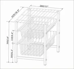 pull out wire shelves